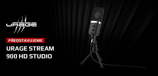 Posuňte kvalitu nahrávaného zvuku na novou úroveň s mikrofonem Stream 900 HD Studio od uRage.