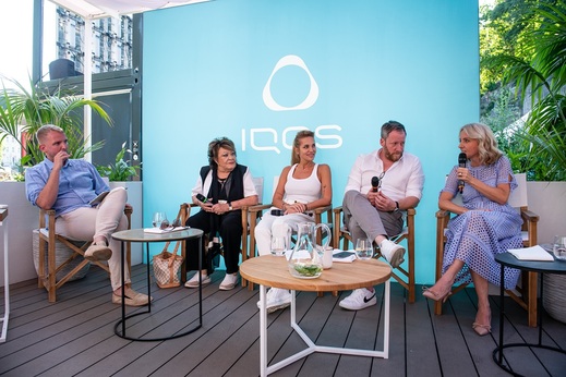 Hosté letošní talk show Libora Boučka v IQOS Lounge.