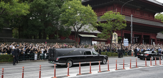 Pohřeb zavražděného bývalého premiéra Japonska Šinzó Abeho. 