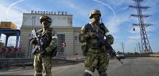 Ruští vojáci na Ukrajině.