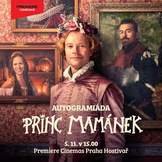 Jan Budař uvede filmovou pohádku Princ Mamánek v Premiere Cinemas Hostivař.