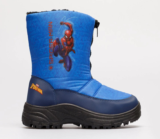 Disney Snowboot Spiderman pro malé děti, trekové boty modré.