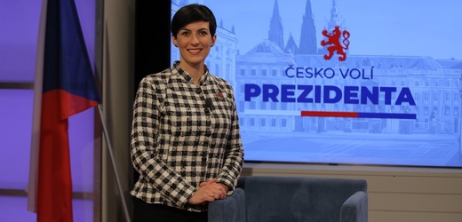 Předsedkyně TOP 09 Markéta Pekarová Adamová v pořadu TV Barrandov Česko volí prezidenta.