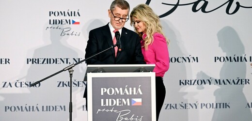 Předseda hnutí ANO a kandidát na prezidenta ČR Andrej Babiš se svou manželkou Monikou Babišovou.
