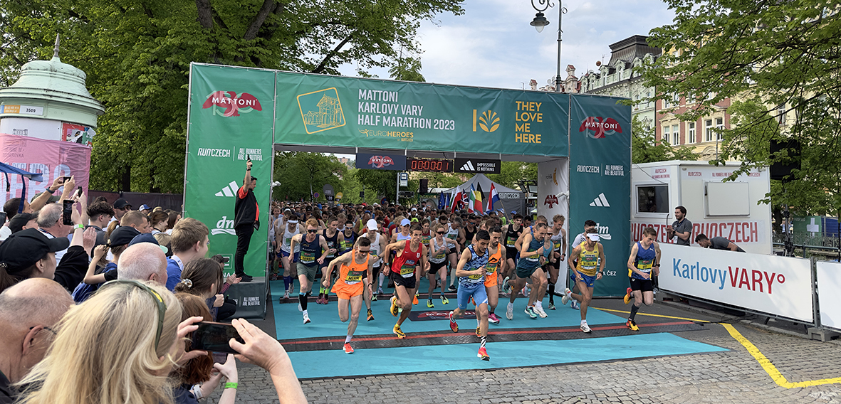 Jubilee Mattoni 1/2 Karlovy Vary Marathon dà il via alla serie di mezze maratone di quest’anno nelle città regionali