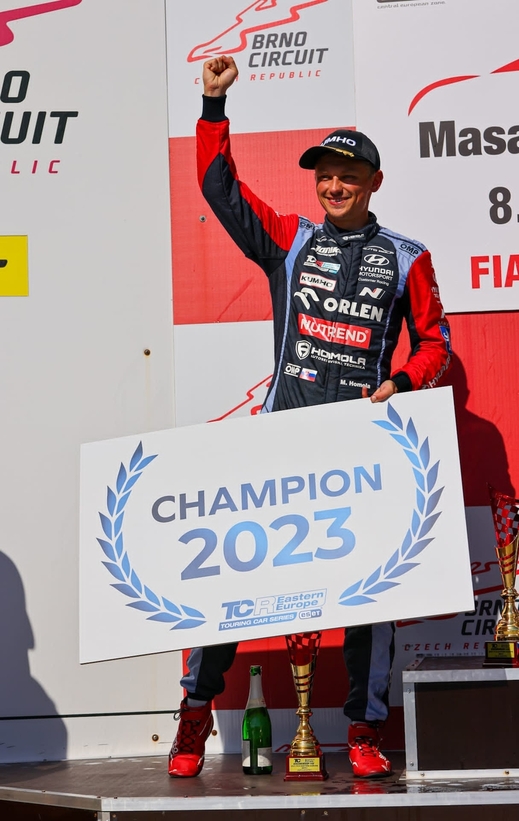 A double triumph.  Hyundai Janík Motorsport won the TCR Eastern Europe Cup