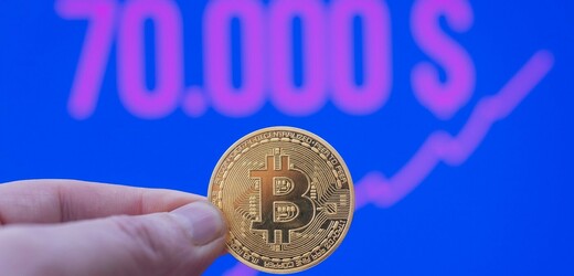 Cena bitcoinu překonala 65.000 dolarů, v korunách je rekordní 