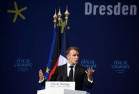 Evropa se musí umět sama bránit, prohlásil francouzský prezident Macron