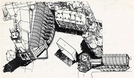 1988 - návrh J. Louda, T. Kulík, Z. Stýblo; s lanovkou na Letnou!