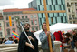 Na náměstí přišel i známý brněnský kněz, odpůrce homosexuálů a potratů Libor Halík. V ruce držel velký dřevěný kříž a hlasitě brojil proti účastníkům akce.