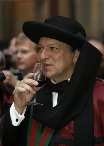 Dobré víno si vychutná i prezident Evropské komise José Barroso.