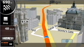 3D zobrazení budov mnohdy orientaci na mapě spíše zkomplikuje.