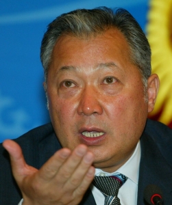 Prezident Kyrgyzstánu Kurmanbek Bakijev.