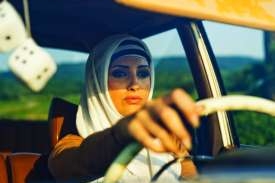 Muslimská řidička, ilustrační foto.
