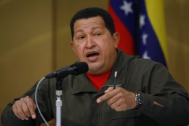 Prezident Venezuely Hugo Chavez.