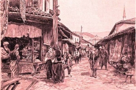 Ulice Sarajeva, počátek 20. století.