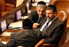 Poslanci strany Šas v Knessetu.