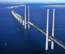 Most mezi dánskou Kodaní a švédským Malmö.