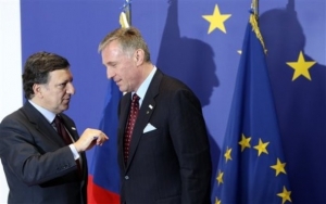 Topolánek s Barrosem. Komise Česku plně důvěřuje.