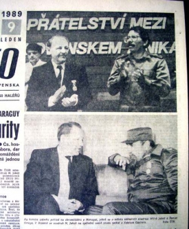 Leden 1989, Jakeš u Castra a Ortegy.