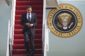 Obama přistane v Praze v sobotu.