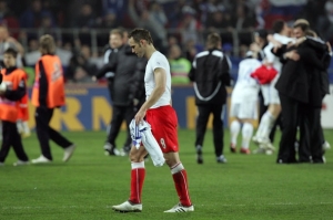 Čeští fotbalisté si prohrou 1:2 se Slovenskem komplikují boj o postup.
