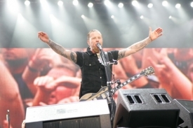 Červen 2008: Metallica na Slavii.