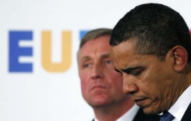 Obama v Praze požádal EU o pomoc při řešení guntánamské otázky.