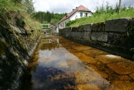 Schwarzenberský kanál na Šumavě.