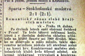 Slabý zápas Sparty Praha.