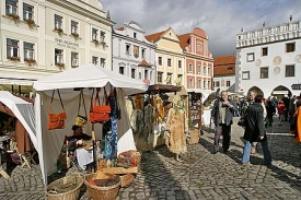 Velikonoční trhy v Krumlově.
