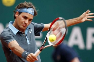 Švýcarský tenista Roger Federer v Monaku dohrál ve 3. kole.