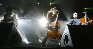 Apocalyptica na snímku z koncertu v Rize na začátku tohoto týdne.