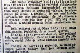 Ze soudního procesu s atentátníkem Mirosławem Siczyńským.