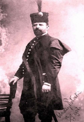 Zastřelený místodržitel Andrzej Kazimierz Potocki.