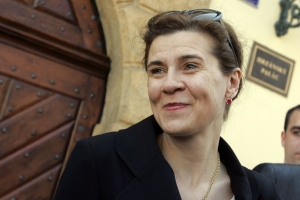 Za premiérem dorazila do Hrzánského paláce i Marta Smolíková.