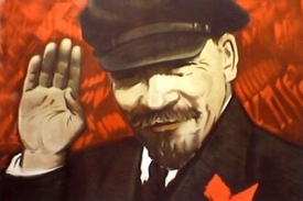 Lenin - vůdce bolševické revoluce v Rusku roku 1917.