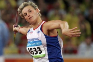 Barbora Špotáková, olympijská vítězka v hodu oštěpem.
