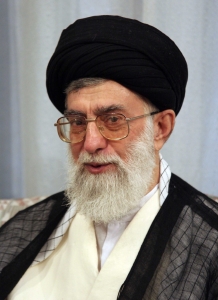 Íránský nejvyšší duchovní, ajjatoláh Alí Chameneí.