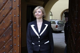 Kandidátka na funkci ministryně spravedlnosti Daniela Kovářová.