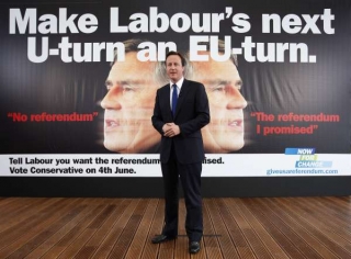 Cameron zahájil kampaň za referendum o Lisabonu.