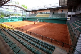 Soukromý tenisový areál v Prostějově.
