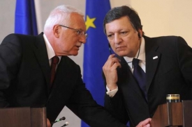 Barroso: Věřím, že Klaus podepíše Lisabon co nejdříve.