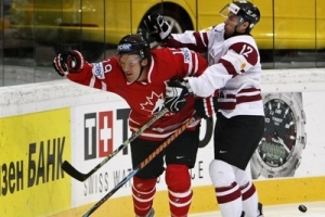 Kanaďany zápas s Lotyšskem bolel.