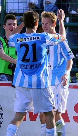 Mladík Jan Chramosta (vpravo) dal Baníku dva góly.