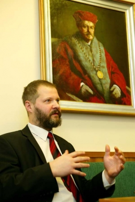 Rektor Karlovy univerzity Václav Hampl.