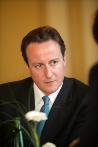 Další z europáriů, šéf britských konzervativců David Cameron.