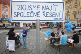 Předvolební mítink ODS. Tentokrát v Ústí nad Labem.