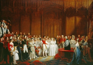 Svatba Viktorie s princem Albertem.
