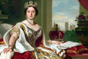 Královna Viktorie v době, kdy ještě nenabyla kyprých tvarů.